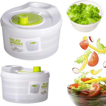 1 máy sấy rau củ quả, dụng cụ rửa rau củ và làm salad, máy sấy rau củ quả gia đình, máy vắt rau củ quả, máy lọc và xả thủ công