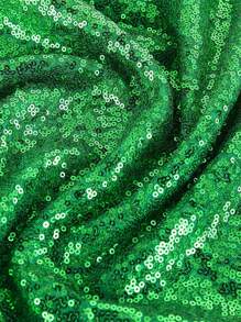 1pc Sparkly Embroidered Sequin Fabric Piece, Precut DIY Material For Dress, Wedding Gown, Bag, Tablecloth, Wedding Party Decor
