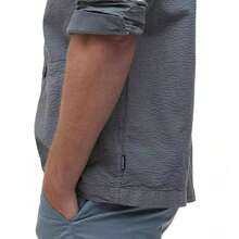 Barbour Men's Cercove Seersucker Shirt Jacket - 彩色 - 查看 3