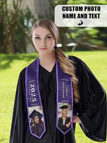 Cinta de graduación personalizada 2025, con logotipo personalizado, texto, foto, graduación personalizada según tu diseño, idea de regalo de graduación, duradera, grabada, colorida, bonita, adorable, divertida, kawaii, y2k, elegante, unisex, casual, personalizada, única, regalos ideales para él, regalos ideales para ella, ella, novio, novia, familia, amigos, para aniversarios, para el Día de San Valentín, para el Día de la Madre, para cumpleaños, para el Día del Niño, para el Día del Padre, para graduación, para bodas, para inauguración de casa - Multicolor - Ver 20