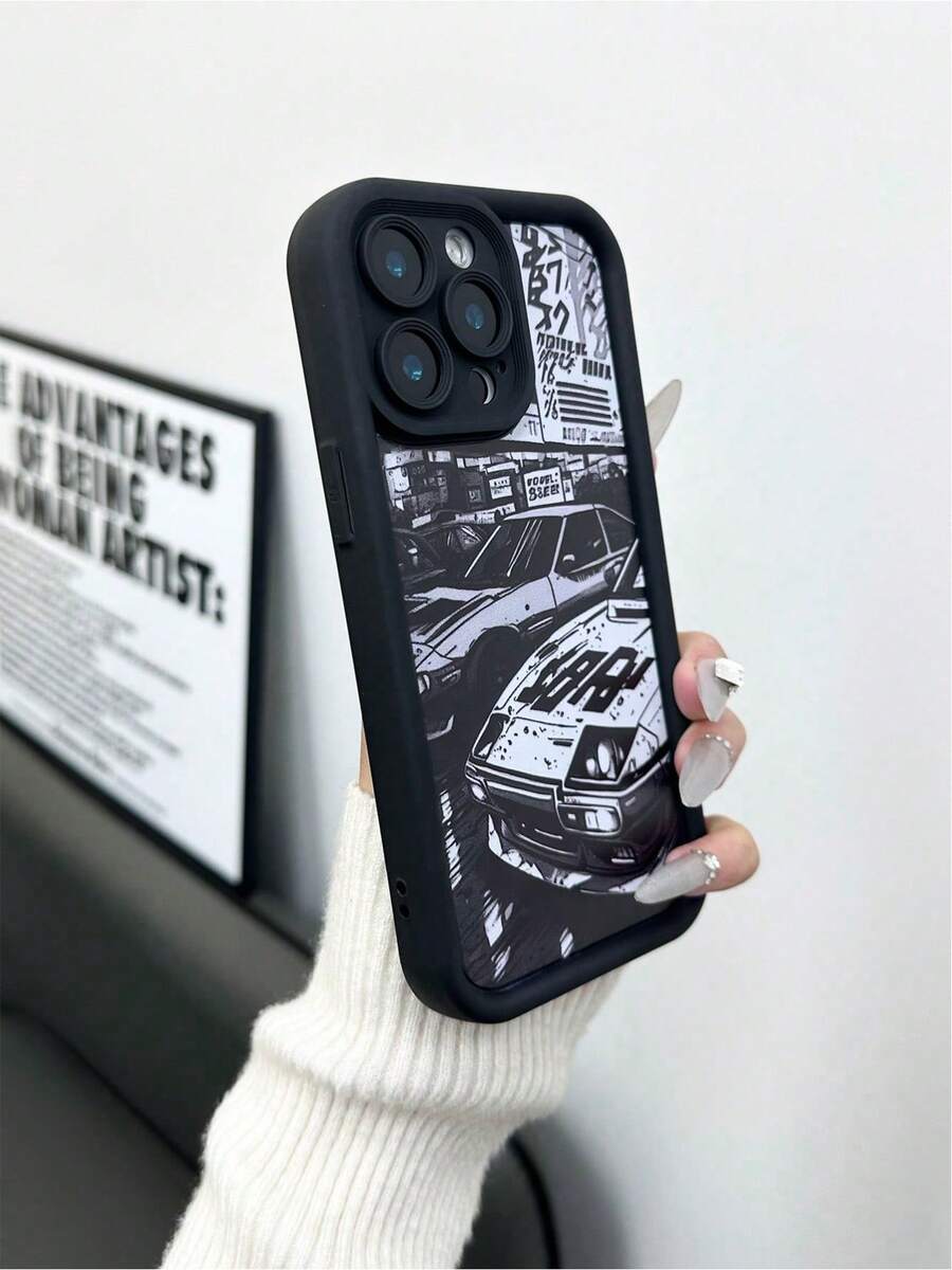 Funda para teléfono anticaída pintada con bordes de alta precisión, color negro, compatible con phone P14 Pro Max, P13, P11, P12, XR, 7/8, GES2, XS, P15, P16, P16 Pro Max, Galaxy S24, A03s, A03 Core, A04, A12, A13, A14, A21s, A22, A23, A24, A32, A33, A34, A51, A52, A53, A54, A71, A72, A73, S20 FE, S21, S22, Redmi 9, Redmi 9A, Redmi 10A, Redmi 10C, Redmi Note 9, Redmi Note 10, Redmi Note 11, Redmi Note 12, Redmi 12, Redmi 12C 1 pieza - Multicolor 6 - Ver 1