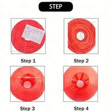 16pcs/Set Hanging Paper Lanterns Decor, Rainbow Colored Chinese Paper Lanterns Ceiling Garland For Carnival, Mexican Party, Christening, Birthday, Anniversary - Multicolor - View 7