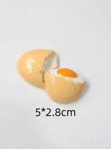 1pc Creative Home Magnetic Refrigerator Sticker - Realistic Resin Bread, Egg, Coffee Cup Decor Accessories, Lovely Kitchen & Home Decorations, Office Whiteboard Message Magnets