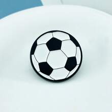 1pc Football Shaped Pin, For Decorating Clothing And Backpacks, Suitable As An Everyday Brooch - Multicolor - View 5