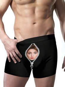 Custom Boxer Briefs For Man Underwear Printed With Girlfriend Funny Face Photo With Funny Zipper Romantic Cute Adorable Unique Custom Underwear Gifts For Boyfriend Husband Him Valentine's Day Birthday Anniversary Christmas Wedding Holiday Novelty Cozy Colorful Printed Face Boxer Shorts Personalized Men's Underwear Custom Photo Boxer Briefs Gift For Him Boyfriend Husband Family Friends,Dawg,Colorful,Cute,Adorable,Contracted,Funny,Custom,Unique,Customized,Personalized,Ideal Gifts For Him,Ideal Gifts For Her,Boyfriend,Girlfriend,Family,Friends,Her