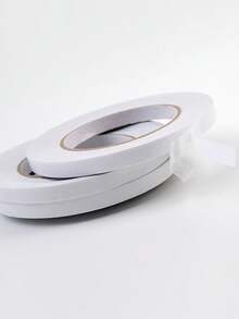 10 Pack Double-Sided Tape For Gift Wrapping, Long 177.16 Inch Strong Adhesive Transparent Tape Strips For Arts, Crafts, Card Making, Scrapbooking - Non-Waterproof, Wood Surface Friendly - Multicolor - View 4