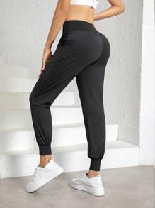 Women'S High Waist Ice Silk Joggers Pants Non Tight Sports Casual Pants Lightweight Athletic Pants For Workout, Yoga, Running Tights