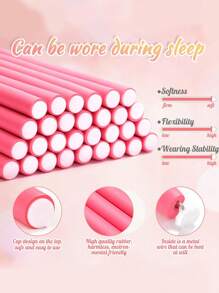 10/20/30/40/50 rulos flexibles de espuma para el cabello con peine de cola de rata, herramientas de peinado para uso diario, viajes y para dormir, rulos para permanente, sin calor ni daño al cabello, rulos para dormir, rulos universales con barrera térmica, rulos para permanente en frío, herramienta de peinado, regalo de cumpleaños, regalo navideño, regalo del Día de la Madre, rizador de cabello, rulos para rizar el cabello, Navidad, rizador de cabello, rulos para el cabello, herramientas para cabello rizado, rizadores sin calor, cepillo para cabello rizado, equipo de peluquería, ondas sin calor, artículos esenciales de viaje, peinado, peluquería, cabello rizado, rulos para el cabello, rizador de cabello, rizos sin calor, rizadores de cabello, rulos, rizos para el cabello, herramientas para cabello rizado, rulos para el cabello, difusor de rizos, cabello, viajes, productos para el cabello, herramientas para el cabello, artículos para el cabello, barbero, barbero Accesorios, barbería, e