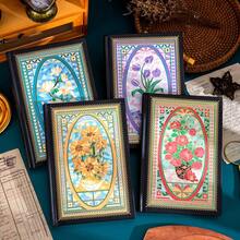 A5 Lined Notebook, 112 Pages Thick Retro Diary Journal, European Style Hardcover Stationery Notebook - A5 - View 5