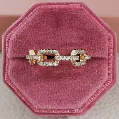 1 Stück S925 Sterling Silber Ring, Ewiger Ring für Frauen, exquisites Schmuckgeschenk