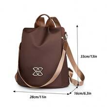 Women's Fashion Multi-Functional Large Capacity Shoulder Bag, Lightweight Anti-Theft Travel Backpack - Multicolor - View 4