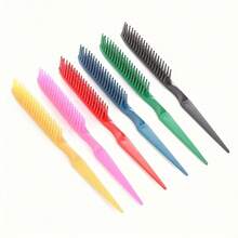 1/3/5pcs Anti-Static Plastic Hair Comb - Fine Tooth Portable Easy To Manage Hair - Simple Plastic Comb For Home Use - Suitable For Men And Women Beauty Home Hair Accessories - Multicolor - View 12