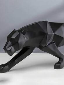 Tượng Động Vật Tượng Trừu Tượng Hình Học Phong Cách Nhựa Panther Điêu Khắc Văn Phòng Tại Nhà Máy Tính Để Bàn Trang Trí Thủ Công - Nhiều màu - Xem 8