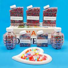 50000pcs/40000pcs/20000pcs/2000pcs Colorful Hydrogel Beads, Vase Filler For Wedding Centerpieces, Floating Candles, Soilless Planting, Flower Decorations Gifts Birthday Graduation