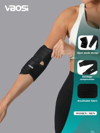 1 stuk neopreen verstelbare unisex elleboogbrace voor badminton en basketbal