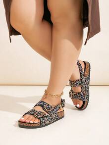 roulvxiang Women Flat Sandals - MultiWarna - View 6