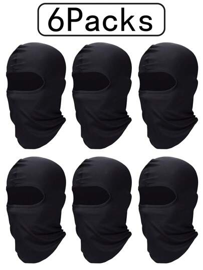 6 buc. Mască pentru față Balaclava Mască pentru față Mască de vară Protecție UV Balaclava Bărbați Femei Mască de sport în aer liber pentru bărbați Mască de față cu protecție solară UV Balaclava rezistentă la vânt pentru ciclism în aer liber