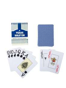 10张/2张/1张 高品质哑光德州扑克牌，派对娱乐牌，耐用桌游牌，大字体，防折痕，耐磨