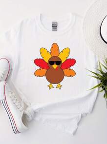 1 Item High Quality T-Shirt, Positioning Seal, Casual Holiday Cotton T-Shirt, Short Sleeve Summer, Autumn
