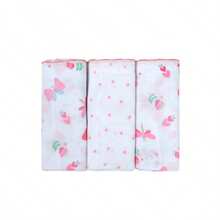 Bublim Petit Luxury Printed Diaper 3 Units With 100% Cotton Incomfral Festoon - 乾枯玫瑰色 - 查看 1