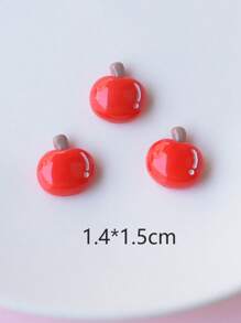 11pcs Cute Apple & Tomato Fridge Magnets, Home Decor Magnetic Stickers For Birthday Party, Wedding, Kitchen, Dishwasher, Refrigerator, Office Whiteboard, Living Room