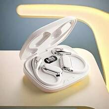 全新真无线贴耳式音乐耳机游戏耳塞视频 TWS HIFI 杜比重低音 9D 立体声高清通话耳机适用于 Android 兼容手机运动耳机智能耳机 - 掛耳式數位耳機 - 查看 7