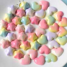 5/10 Stücke süße Farbverlauf Herz- und Stern geformte Kühlschrankmagnethalter, Hochzeit/Geburtstagsparty Dekoration, süße Mädchen Zimmer Deko, Büro Whiteboard Magnete