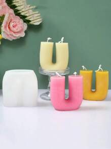 Silicone/Plaster Mold For Candle Making With Leg Shaped Design
