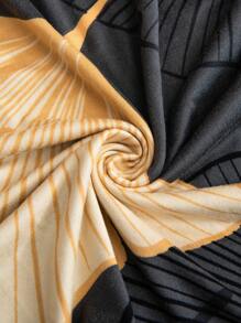 1 pezza Fodere per cuscini da divano in tessuto seta di latte, antiscivolo ed elasticizzato, con stampa floreale e motivi geometrici decorativi, adatto per animali domestici, per tutte le stagioni