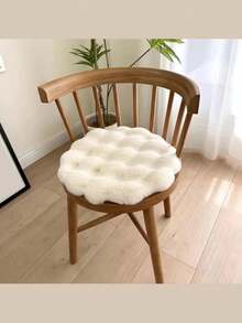 1pc French Cozy Fluffy Area Rug Set, Warm And Sweet Indoor Decorative Area Rug, Dining Chair Round Chair Mat, Dining Chair Chair Mat, Outdoor Furniture Patio Mat, Office Chair Chair Mat For Bedroom, Living Room, Dressing Room, Dressing Table, Chair, Suitable For Spring Autumn Winter Modern Decor Accessories | Soft Texture. - Multicolor - View 9