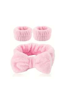 6 合 1 面部护理套装：头带、头巾、深层清洁和水疗面部刷套装 - 便携式护肤套装，配有柔软法兰绒头带、硅胶去角质刷 - 送给女性的理想礼物 - 彩色 - 查看 20