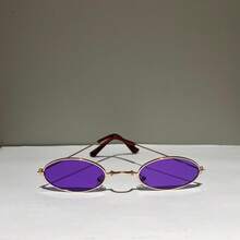 Small Round Villain  Men Women Stylish Unique  Original - Purple - View 2