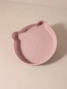 1pc Personalized Name Silicone Suction Bear Plate, Baby Infant Toddler Tableware, Kid Nursery Home Feeding Dish - Multicolor - View 7