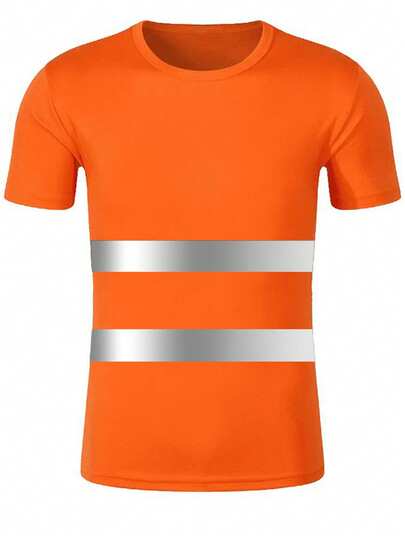 Reflective T-Shirt Lightweight Moisture Wicking Reflective Vest Workout Gear For Running