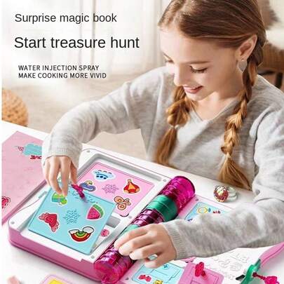 1套儿童书玩具女孩惊喜拆封快乐宝箱日记本女孩生日礼物