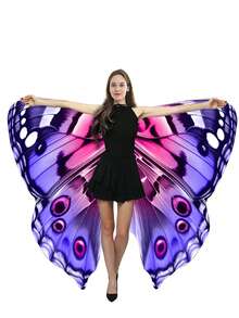 1 Piece Set Women's Butterfly Wings, Adult Butterfly Wings, Halloween, Fairy Themed Paris And Stage Play,