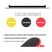 1 符合人体工程学的手臂支撑腕托 - 合成橡胶电脑桌延长器 - 办公椅肘部支撑，用于缓解压力和缓解疼痛 - 家庭办公配件，适用于键盘和鼠标 - 彩色 - 查看 7