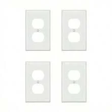 Dual Outlet Cover, Electrical Wall Plate, Power Outlet Cover, Dual Outlet Socket Face Plate, Switch & Outlet Cover, Electrical Outlet Plug Cover