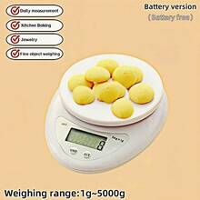 1 件家用电子秤高精度迷你食品烘焙秤数字秤（不含电池） - 彩色 - 查看 2