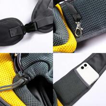 Portable Pet Front Bag Dog Backpack Mesh Breathable Pet Shoulder Bag Outgdoor Travel Pet Puppy Carrier Sling Handbag
