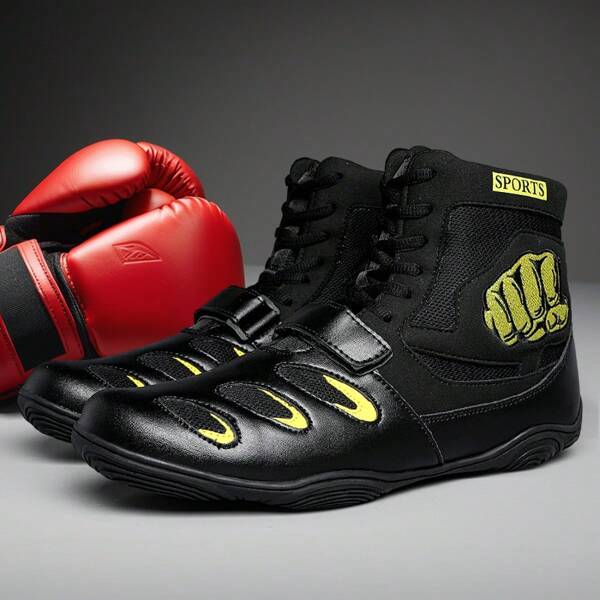 Nouvelles chaussures de boxe mode pour hommes, chaussures de lutte, chaussures de basketball, baskets athlétiques, chaussures de conduite, chaussures polyvalentes d'entraînement pour hommes