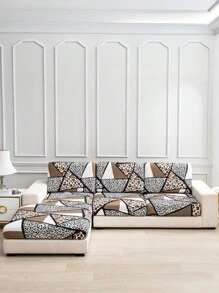 1 pezzo Cuscino decorativo in tessuto di seta di latte antiscivolo ed elastico per divano, con motivi floreali, a foglie o geometrici, multicolore, adatto per animali domestici, adatto per tutte le stagioni: primavera, estate, autunno e inverno