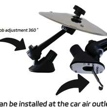 Car Crash Cymbal Craft Toy Small Gift, Car Vent Hitting Cymbal Plate, Car Vent Hand-Hitting Percussion Disc, Mini Drum Kit Small Gift