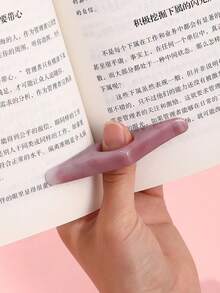 1 件创意彩色拇指书签，单手阅读，家庭阅读辅助，学生书籍配件方便的书签，送给朋友、返校和毕业学生互相交换礼物的绝佳礼物。，学校用品，返校