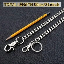 Curea pentru breloc pentru blugi pentru motociclete - Lanț de portofel punk pentru bărbați și femei, accesoriu de călătorie DIY Rock gotic unisex