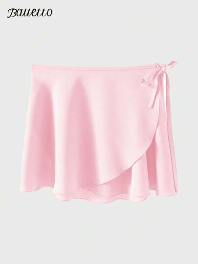 balletto Ballet Tutu Skirt With Elastic Waistband And Tie Design, Dance Practice Skirt For Performance