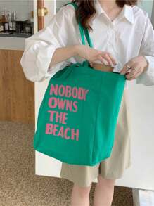 Fashion Versatile Essential Women's Shoulder Bag For Commuting And Travel Large Capacity Letter Tote Bag