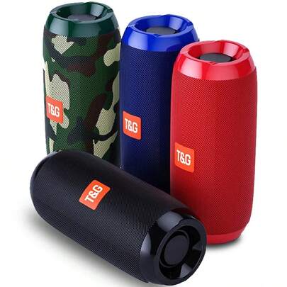 JMMO Loa Bluetooth không dây di động, chống nước, loa trầm siêu trầm, đài FM, đầu vào nhạc Aux & TF, âm thanh cột mini. Đa chức năng, có thể dùng để gọi điện thoại, có kẹp thể thao, loa mini hoàn hảo cho các hoạt động ngoài trời và làm quà tặng.