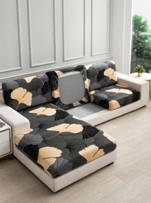 1 pezza Fodere per cuscini da divano in tessuto seta di latte, antiscivolo ed elasticizzato, con stampa floreale e motivi geometrici decorativi, adatto per animali domestici, per tutte le stagioni
