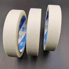 20 米白色美纹纸胶带：1 卷带粘性背衬的遮蔽胶带，非常适合家庭、办公室、学校、DIY 艺术、工艺品和标签